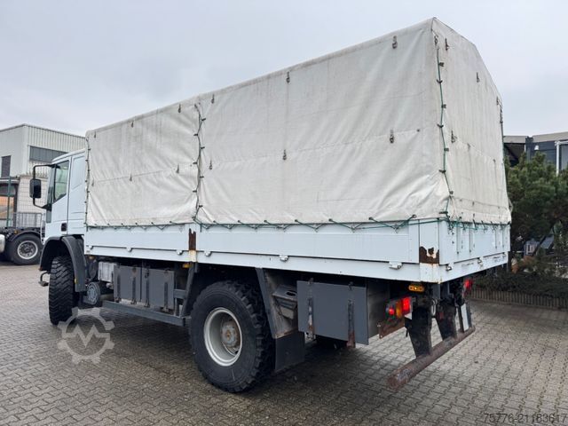 LKW mit Pritsche & Plane IVECO 140 E240  Eurocargo 4x4 Miltär Camper Expedition