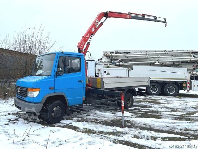 Pritschenwagen MERCEDES-BENZ Vario 814 D Pritsche Kran Fassi F45