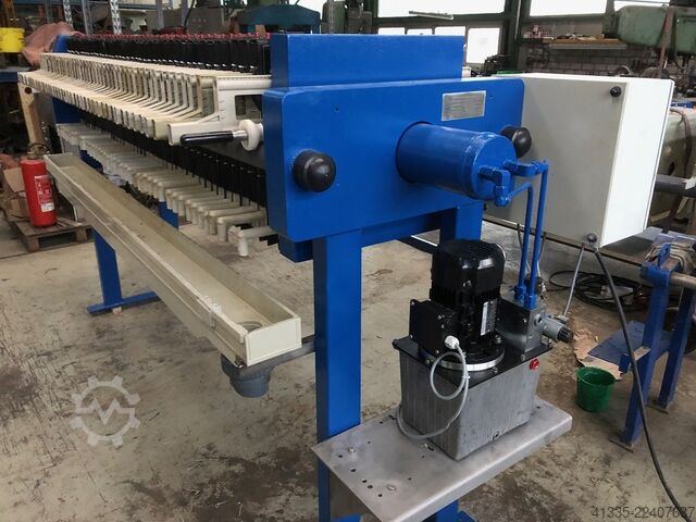 Chamber filter-press NETZSCH 60 Platten, 630x630