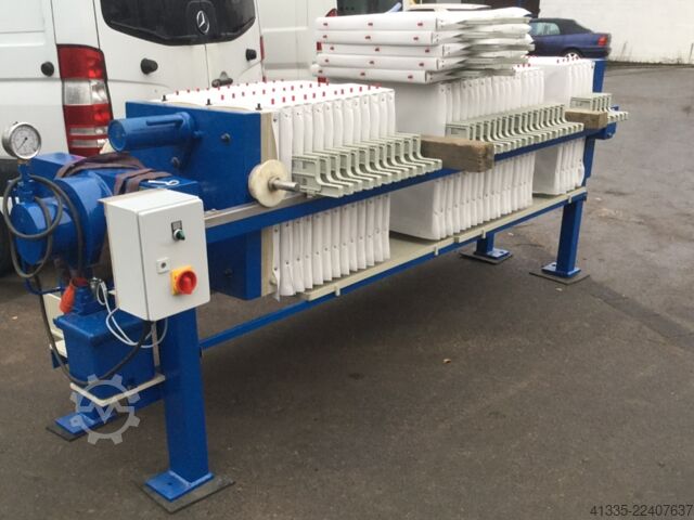 Chamber filter-press NETZSCH 60 Platten, 630x630