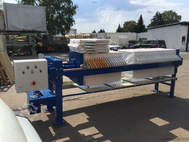 Chamber filter-press NETZSCH 60 Platten, 630x630