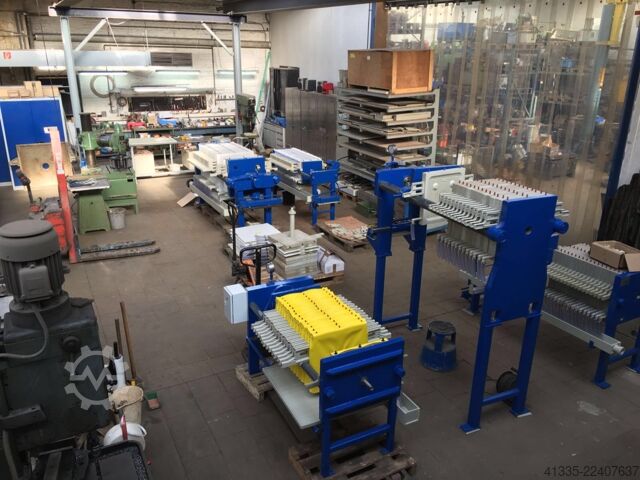 Chamber filter-press NETZSCH 60 Platten, 630x630