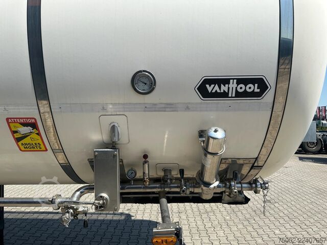 Food tanker Van Hool FOOD / RVS chassis / empty weight: 5.860kg / 29...