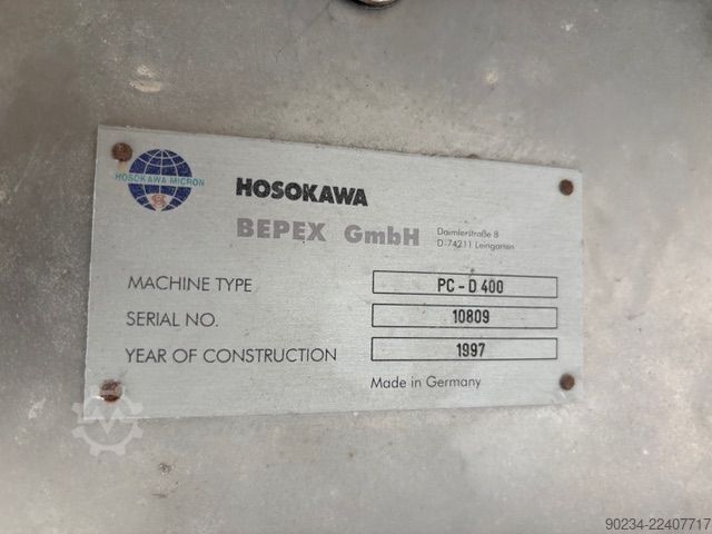 Hosokawa Bepex MS75 Compactor With Prebreaker HOSOKAWA BEPEX MS75