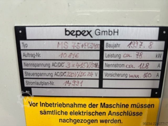 Hosokawa Bepex MS75 Compactor With Prebreaker HOSOKAWA BEPEX MS75