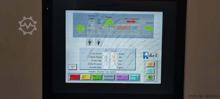 Heavy duty laminator Reliant Machinery Ltd. Powerbond-HPC 1800 Laminator System