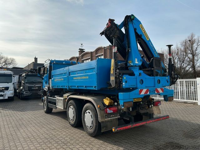Truck mounted crane MAN 26.510 Wechselsystem Abroller+PK19001+Container