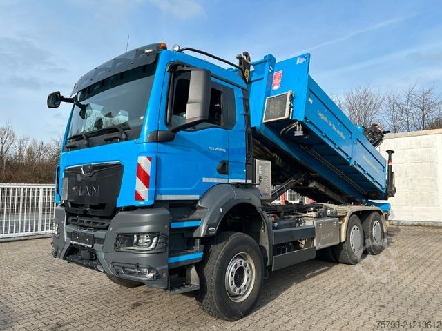 Autokran MAN 26.510 Wechselsystem Abroller+PK19001+Container
