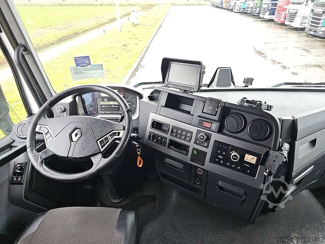 Koffer RENAULT T 460 6X2 STEERAXLE LIFT