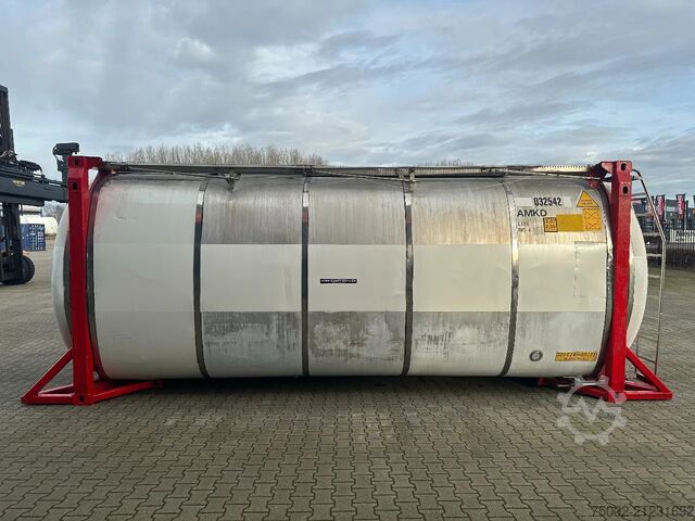 Tankcontainer Van Hool 20FT SWAP BODY 30.800L IMO-4 5Y/CSC-inspection:...