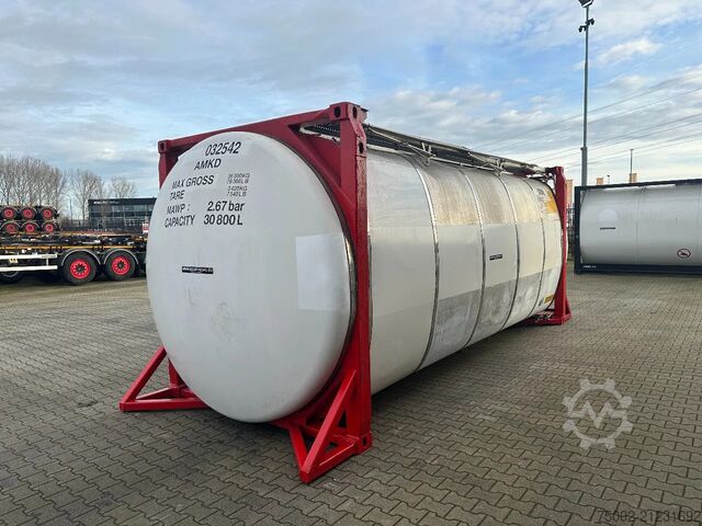 Tankcontainer Van Hool 20FT SWAP BODY 30.800L IMO-4 5Y/CSC-inspection:...