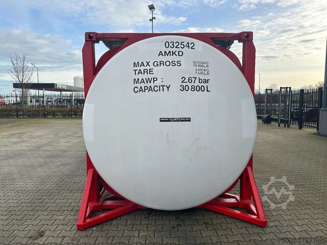 Tankcontainer Van Hool 20FT SWAP BODY 30.800L IMO-4 5Y/CSC-inspection:...