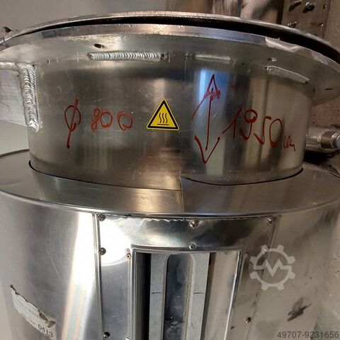 Materialtank  stainless steel 950lit 