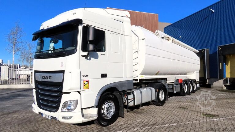 Silo DAF XF 480 RETARDER + TSCI auger year 2011, 8 comp ...