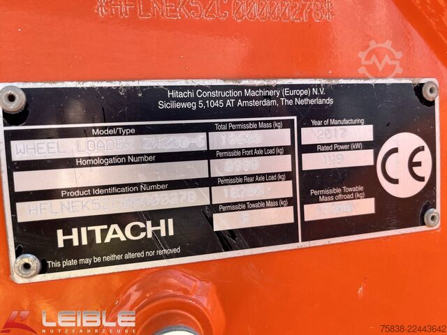 Wheel loader HITACHI ZW220-6*Klima*hydr. Schnellwechsler*11.000h*