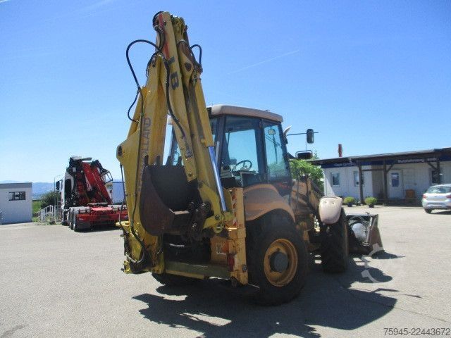 Backhoe loader NEW HOLLAND LB 115-4PS, Reifen neuwertig