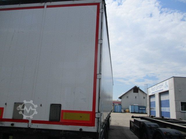Open semitrailer with tarp SCHWARZMÜLLER J-Serie, Liftachse, LBW
