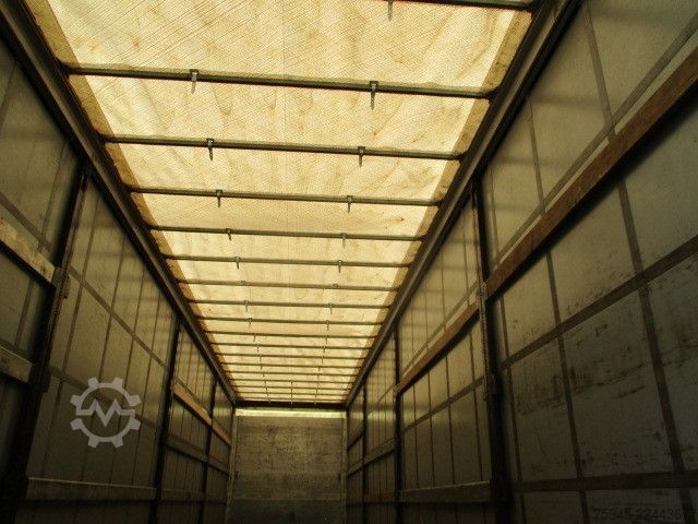 Open semitrailer with tarp SCHWARZMÜLLER J-Serie, Liftachse, LBW