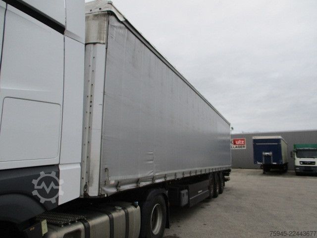 Open semitrailer with tarp SCHWARZMÜLLER J-Serie, Liftachse, LBW