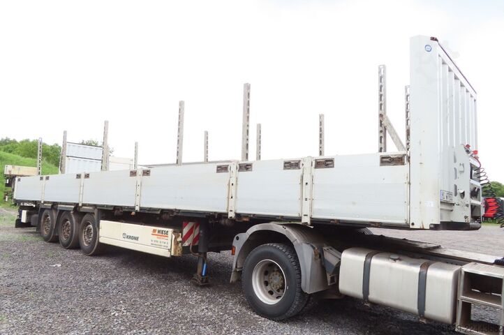 Open semitrailer KRONE Stahlmattenauflieger
