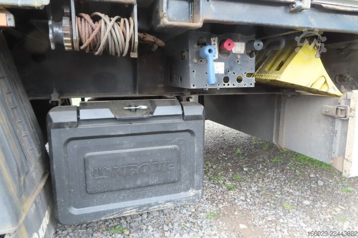 Open semitrailer KRONE Stahlmattenauflieger