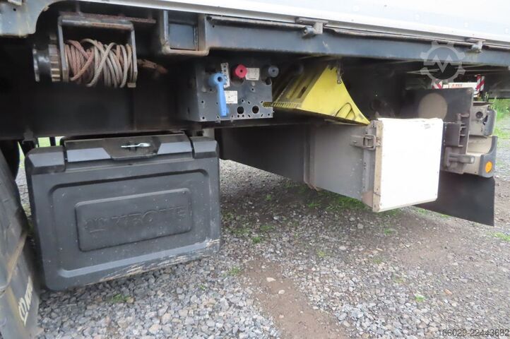 Open semitrailer KRONE Stahlmattenauflieger