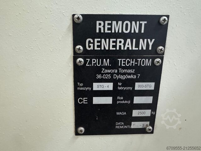 Four-sided planer TECH TOM Linia wstępnego strugania 2021