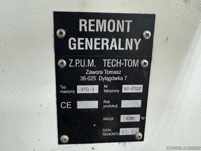 Four-sided planer TECH TOM Linia wstępnego strugania 2021