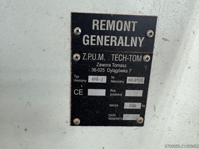 Four-sided planer TECH TOM Linia wstępnego strugania 2021