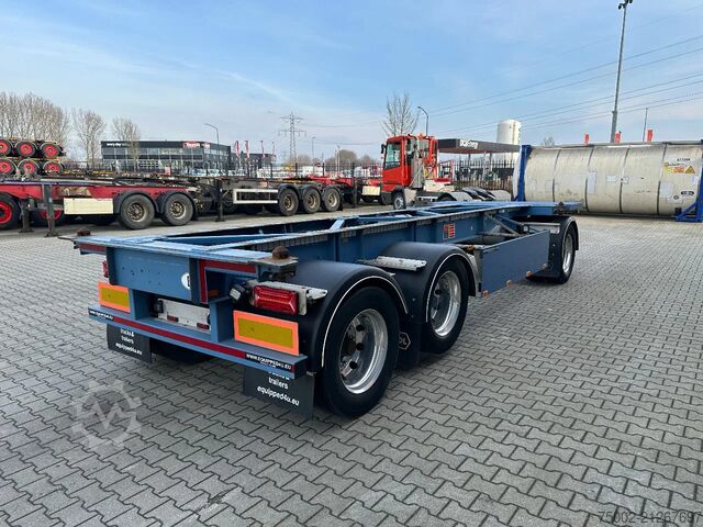 Containertransport Van Hool 3-assige aanhanger / 20FT / BDF / schijfremmen ...