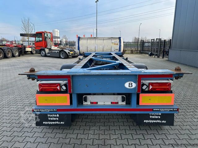 Containertransport Van Hool 3-assige aanhanger / 20FT / BDF / schijfremmen ...