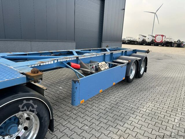 Containertransport Van Hool 3-assige aanhanger / 20FT / BDF / schijfremmen ...