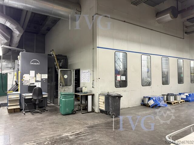 Web offset printing press MAN ROLAND Lithoman IV (interne Bezeichnung III)