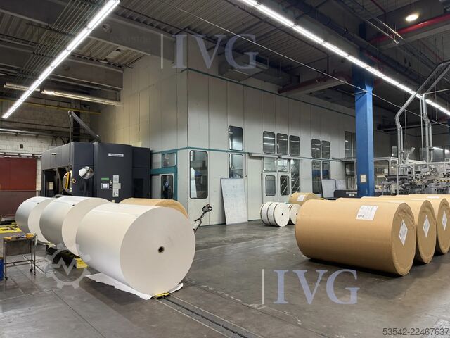 Web-fed offset printing press MAN ROLAND Lithoman IV (interne Bezeichnung IV)