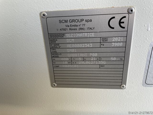 SCM P80 Plattenaufteilsäge SCM GABBIANI P80