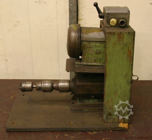 Deburring machine Eigenbau für Bohrungen