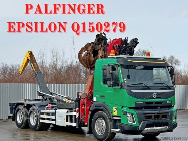 Roll-off tipper truck VOLVO FMX 460 * Abrollkipper +PK EPSILON Q150279 * 6x4