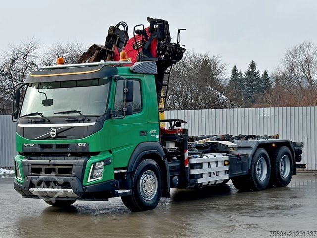 Roll-off tipper truck VOLVO FMX 460 * Abrollkipper +PK EPSILON Q150279 * 6x4