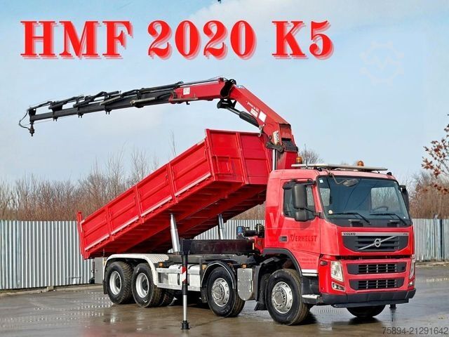 Autokran VOLVO FM 420 Kipper 6,40m *HMF 2020 K5/FUNK *8x4