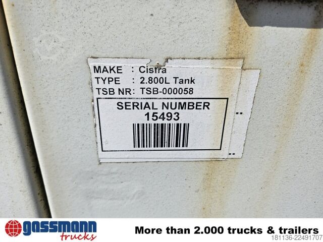 LKW mit Tankaufbau  Wassertank 2800L