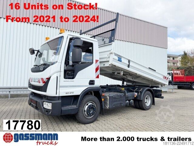Transporter mit Kipper Iveco ML80E21 4x2, 2x AHK, mehrfach vorhanden!