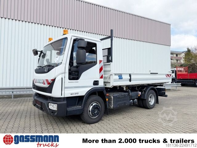 Transporter mit Kipper Iveco ML80E21 4x2, 2x AHK, mehrfach vorhanden!