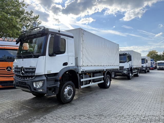 Flatbed truck Mercedes-Benz Arocs 1827 AK 4X4 Ex-Bundeswehr