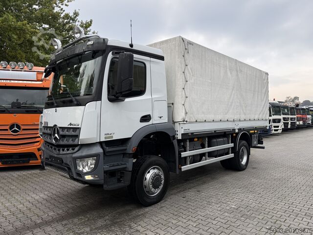 Flatbed truck Mercedes-Benz Arocs 1827 AK 4X4 Ex-Bundeswehr