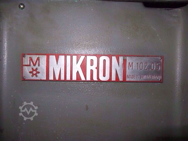Gear hobbing machine Mikron 102.05