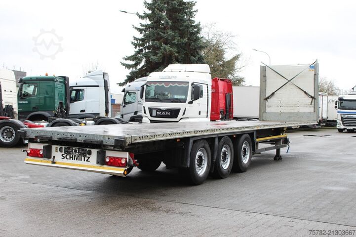 Open semitrailer SCHMITZ Liftachse   Rungentaschen   Zurrösen   3 Stück!