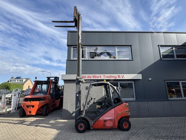 Linde H25T Triplex 550 Freihub / Seitenschieber / Gabelversteller LPG 2007 LINDE H25T Triplo 550 Freelift / Sideshift / Vorkversteller LPG 2007