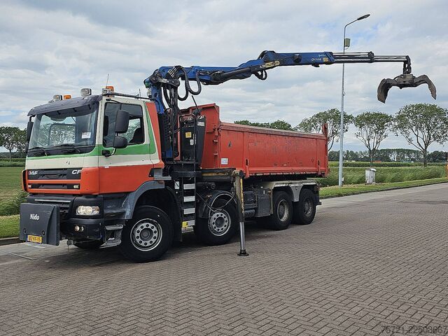 Kipper mit Kran DAF CF 85.410 PALFINGER EPSILON 17