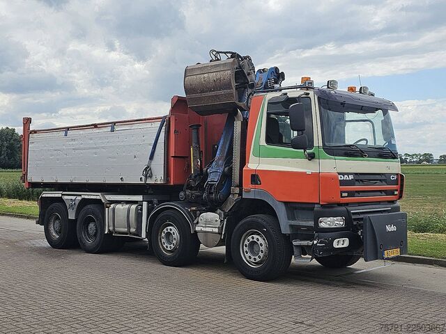 Kipper mit Kran DAF CF 85.410 PALFINGER EPSILON 17