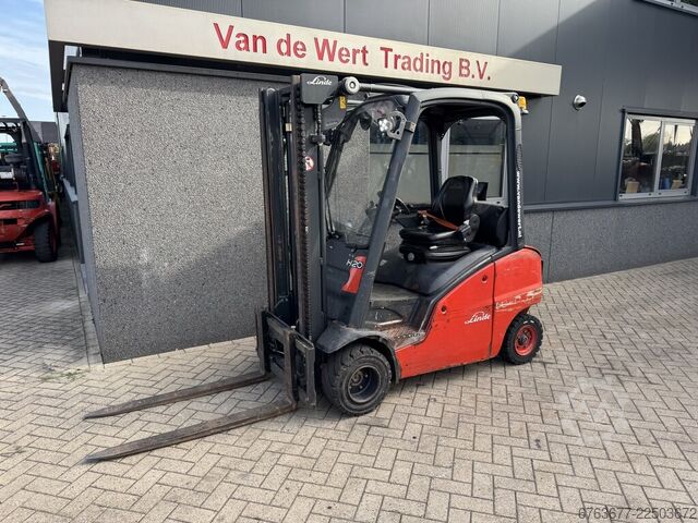 Linde H20D-01 Doppelhub 315, Seitenschieber, 6105 Betriebsstunden, VW-Dieselmotor, Baujahr 2015, Prü LINDE H20D-01 Duplo 315 Sideshift  6105UUR VW Diesel 2015  Keuring 7-2027